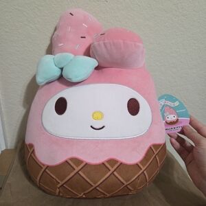 Squishmallows Pink Ice Cream Cone Large Plush